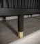 Armoire au design moderne Jotunheimen 152, Couleur : Noir - Dimensions : 208 x 180,5 x 62 cm (h x l x p)
