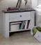 Tables de chevet Alakoss 02, lot de 2 | Blanc / Gris | 40 x 52 x 38 cm | Design moderne et fonctionnel