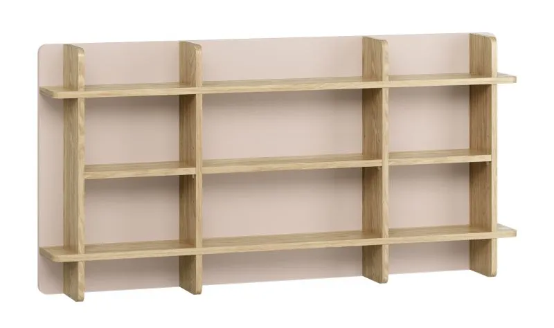 Étagère suspendue / Tablette murale / Couleur : Chêne / Beige / 9 étagères / Dimensions : 120 x 15 x 60 cm / Protection des bords ABS / parfait pour les livres ou les plantes