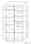 Étagère Lorengau 25, couleur : chêne Sonoma - Dimensions : 202 x 100 x 40 cm (H x L x P)