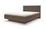 Lit double / Rembourrage de tête de lit / Couleur : Chêne dunin / Surface de couchage : 160 x 200 cm / Protection des bords ABS / Coffre de lit pour linge de lit