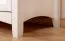 Armoire 3 portes battantes Lagopus 122 | Pin massif blanc/gris | 200 x 124 x 60 cm | Penderie, 2 tiroirs, 4 compartiments