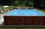 Piscine de jardin rectangulaire Sunnydream 08, 7,90 x 4,00 mètres, avec système de filtration Premium, média filtrant, échelle de piscine, liner de piscine, voile de fond et voile de paroi, raccords d'angle en acier inoxydable