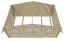 Abri de jardin Wiesenlust 03, Surface : 16 m², 34 mm Maison en madriers, naturel, avec 1 porte double et 2 fenêtres simples, Toit à deux versants