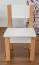 Ensemble de 2 fauteuils pour enfants en hêtre massif Laurenz naturel/blanc - Dimensions : 50 x 28 x 28 cm (H x L x P)