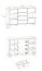 Sideboard / commode Takle 06, couleur : anthracite / chêne Kronberg - dimensions : 102 x 160 x 40 cm (h x l x p), avec six compartiments
