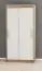 120 cm de large Armoire avec 5 casiers et 2 portes | Couleur: Chêne Sonoma  / Blanc Abbildung