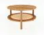 Table basse Wellsford 50 chêne sauvage massif huilé - Dimensions : 60 x 60 x 35 cm (l x p x h)