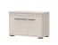 Banc d’entrée avec rangement Neiafu 111 | Couleur cachemire | Soft-Close | 53 x 76 x 36 cm | Coussin rembourré