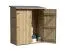 Armoire de jardin Maceio avec plancher et couverture de toit - Dimensions : 73 x 152 x 182 cm (L x l x h)