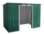 Hangar métallique Kompakt 3, Dimensions extérieures : 277 x 130 x 173 cm (L x l x h), couleur : vert