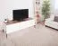 Meuble TV Asau 04, Couleur : Cachemire / Chêne foncé - Dimensions : 56 x 148 x 47 cm (H x L x P)