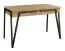 Bureau Kastav 50 | Chêne / Noir | 79 x 122 x 75 cm | Design moderne et fonctionnel