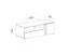 Ensemble salon 3 pièces Schilde | Chêne blanc, blanc et anthracite | Design moderne et fonctionnel