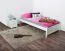 Cadre de lit pour enfants / Lit pour enfant 100 x 200 cm | Bois massif: Pin | Laqué Blanc Abbildung