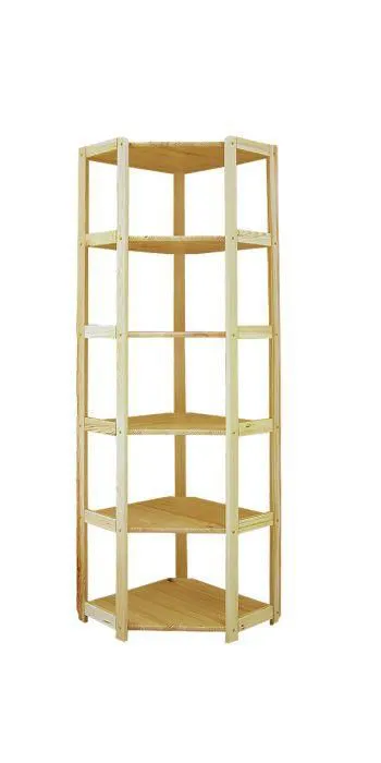 Bibliothèque - 52 cm de large, Pin Bois-massif, Couleur: Naturel Abbildung