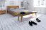 Lit double Otago 02 en chêne sauvage massif huilé | Surface de couchage 180 x 200 cm | Design raffiné