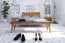 Lit double Otago 02 en chêne sauvage massif huilé | Surface de couchage 180 x 200 cm | Design raffiné