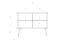 Commode Rolleston 10, bois de hêtre massif huilé - Dimensions : 72 x 97 x 46 cm (H x L x P)