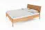 Lit double Wellsford 01 en chêne sauvage massif huilé | 180 x 200 cm | Design haut de gamme