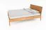 Lit double Wellsford 01 en chêne sauvage massif huilé | 180 x 200 cm | Design haut de gamme