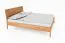 Lit double Wellsford 01 en chêne sauvage massif huilé | 180 x 200 cm | Design haut de gamme