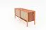 Meuble TV Wellsford 11, en bois de hêtre massif huilé - Dimensions : 64 x 142 x 46 cm (H x L x P)