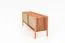Meuble TV Wellsford 11, en bois de hêtre massif huilé - Dimensions : 64 x 142 x 46 cm (H x L x P)