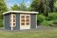 Abri de jardin gris terra, Surface au sol : 8,6m
