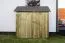 Armoire de jardin / Armoire à outils Vilsegg, FSC®, imprégnée en autoclave vert - Dimensions extérieures avec toit : 187 x 92 x 180 cm (L x l x h)