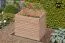 Rehausse pour jardinière 05 - en Bois de mélèze - Dimensions : 119 x 80 x 21/30 cm (L x P x H)