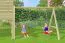 Balançoire double 02 pour maison d'enfants - Dimensions : 240 x 190 cm (L x l)
