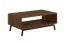 Table basse moderne Salleron 10 | Chêne massif huilé Tabacco | 101 x 60 x 41 cm | 1 tablette | Salon élégant