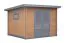 Abri de jardin en WPC Gartenoase - Longueur: 300 cm, Largeur: 300 cm, Hauteur: 239 cm, couleur: aspect bois