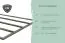 Abri de jardin toit rapporté en épicéa nordique, gris eau/anthracite, toit en tôle trapézoïdale résistant aux intempéries, coins stables, serrure à cylindre, 2,09 × 2,13 m