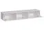 Meuble-paroi stylé Balestrand 216, couleur : gris / blanc - dimensions : 160 x 320 x 40 cm (H x L x P), avec éclairage LED