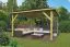 Pavillon Alegre Classico en pin imprégné sous pression - Dimensions : 430 x 430 cm (L x l)