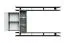 Meuble mural moderne Bjordal 31 | Espace optimisé | 11 compartiments | Chêne graphite / Blanc brillant | 130 x 230 x 35 cm
