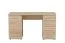 Bureau avec beaucoup d'espace de rangement Arande 01, quatre tiroirs, Couleur : Chêne de Sonoma, une porte, chants ABS, deux compartiments, Dimensions : 75,5 x 135 x 50 cm, fonctionnel