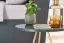 Table de salon en marbre véritable, Couleur : Vert / Or - dimensions : 38 x 38 x 44 cm (L x P x H)