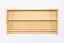 Étagère à suspendre / étagère murale en pin massif naturel Junco 338 - Dimensions : 47 x 100 x 24 cm (H x L x P)