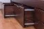 Lit fonctionnel ado en pin massif teinte noyer 94 | 90 x 200 cm | Sommier inclus