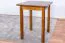 Table en pin massif couleurs chêne Rusikal Junco 233A (carré) - 60 x 60 cm (L x P)