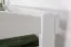 Blanc Hêtre Tiroirs de lit 90 x 200 cm Blanc