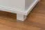 Armoire de vestiaire Pin massif, Couleur: Blanc 195x121x50 cm