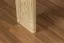 Lit simple / lit d'appoint en bois de pin massif, naturel A10, avec sommier à lattes - dimension 90 x 200 cm