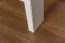Table de chevet en pin massif laqué blanc Junco 132 - Dimensions 45 x 34 x 29 cm