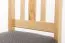 Chaise en bois de pin massif, naturel 002 - Dimensions 93 x 43 x 45 cm (H x L x P)