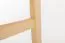 Chaise en bois de pin massif, naturel 002 - Dimensions 93 x 43 x 45 cm (H x L x P)