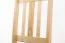 Chaise en bois de pin massif, naturel 002 - Dimensions 93 x 43 x 45 cm (H x L x P)